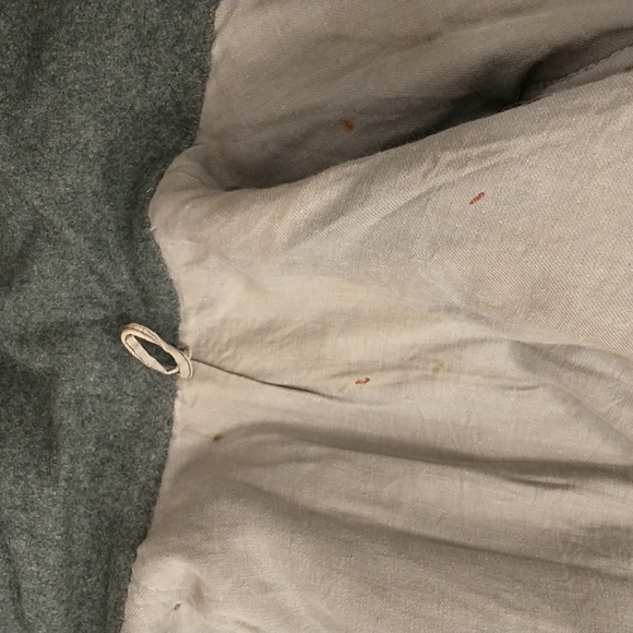 Vintage Swiss Military Wool Coat Bluish Gray Silver Cross Buttons Long Length - Picture 11 of 16